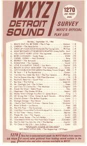 Wxyz Radio September 19 1966 In 2019 Music Charts