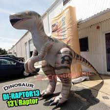 Giant Raptor On The Loose Inflatable Toy Animals Dinosaur Stuffed Animal