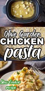Slow Cooker Olive Garden Chicken Pasta In 2020 Chicken Pasta Dishes Easy Pasta Recipes Chicken Pasta Recipes