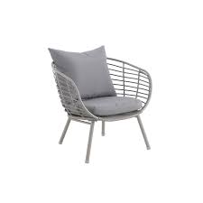 Two people can fit when cuddled together. Marquee Bayfield Wicker Half Egg Chair Bunnings Warehouse