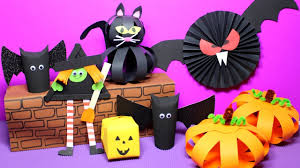 Halloween bar home garden hanging decoration house prop witch pendant. Easy Halloween Crafts For Kids Halloween Craft Ideas Youtube
