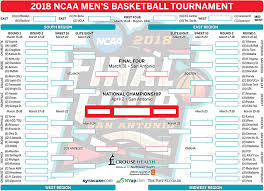 ncaa bracket 2018 tournament teams set print your mens