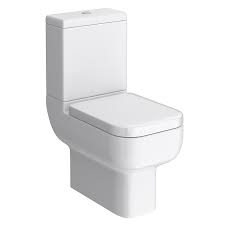 The height of a standard toilet is about 15 inches from floor to seat. Modern Short Projection Toilet With Soft Close Seat At Victorian Plumbing Uk