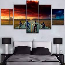 Popular home art decor desk of good quality and at affordable prices you can buy on aliexpress. Kkxdp 5 Piece Canvas Art Stranger Things Modern Decorative Paintings On Canvas Wall Art For Home Decorations Wall Decor Artwork 20x35 20x45 20x55cm Framed Buy Online In Antigua And Barbuda At Desertcart Productid