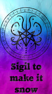 Sigil To Make It Snow Magick Symbols Sigil Magic Wiccan Spell Book
