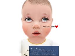 Its carefully crafted frame comes in four different colours, with more available for download at her blog. The Sims Resource Baby Default Replacement V1
