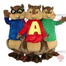 Maybe you would like to learn more about one of these? 3 Eichhornchen Maskottchen Von Alvin Und Den Schnitt L 175 180 Cm