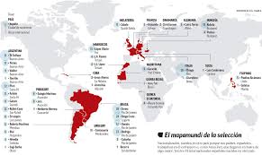 ¡desde fronteras de países hasta líneas de fallas! Spain The Most Diverse Spain Team Ever Marca