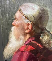 Len Clark: Alla Prima Portrait Sketch in Oil, Charcoal or Pencil. Tuesday,  July 12th, 9 am-1 pm. — Warehouse 521