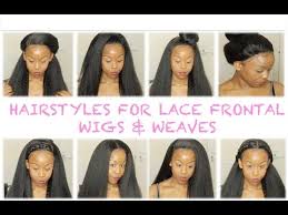 Curly hair is beautiful, classic, and always in style. 8 Easy Hairstyles For Lace Frontal Lace Front Wigs Weaves Youtube