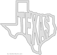 Texas Map Outline Printable State Shape Stencil Pattern Scroll Saw Patterns Scroll Saw Patterns Free Scroll Saw