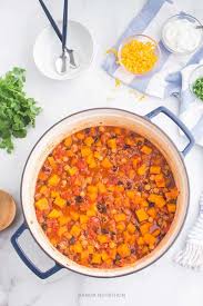 Butternut Squash Chili Recipe Randa Nutrition Recipe Chili Recipes Butternut Squash Chili Squash Chili Recipe
