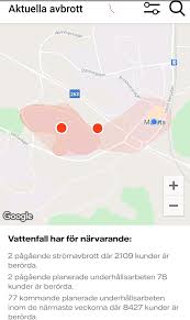 Enligt uppgifter till telgenytt var det problem med en högspänningsledning, men det är inget som vattenfall kan bekräfta. Sigtuna Kommun Uppdaterad Info Kl 15 00 Vattenfall Facebook