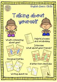 British english unbedingt um einen legalen download handelt! Talking About Yourself Speaking Activities Unterrichtsmaterial Im Fach Englisch Unterrichtsmaterial Englisch Grundschule Englischunterricht