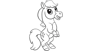 These horses are usually found in shades like golden, palomino, black, bay and chestnut. Baby Horse Coloring Printable