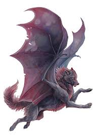 A4 Art Print Dark Wolf Mythical Creatures Art Anime Wolf Beautiful Wolves