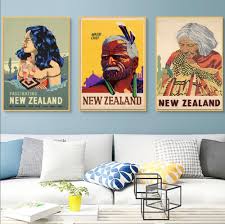 Vintage home decor and furniture for the free spirited boho home. Nz New Zealand Maori Tiki Travel Vintage Poster Retro Canvas Painting Diy Wall Stickers Art Home Bar Posters Decor Gift Buy At The Price Of 3 14 In Aliexpress Com Imall Com