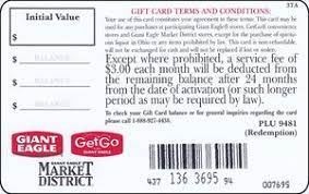 Once there, contact their customer service to check your card balance. Gift Card Schoko Apple Giant Eagle United States Of America Giant Eagle Col Us Gie 007
