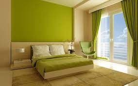 Nature has so many hues and shades of green color that a room color scheme in green paint colors can easily look flat and fake. Green Sofa Green Furniture Green Decor Living Room Decor Room Makeover Modern Decor Green Bedroom Colors Bedroom Color Combination Bedroom Color Schemes
