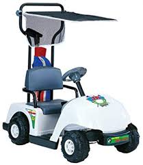 Kid Motorz Junior 6v Pro Golf Cart Ride On White