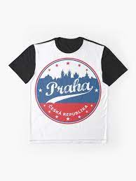 Pin By Print Paradise On Prague Praha Czech Republic T Shirt Czech Republic Mens Tops