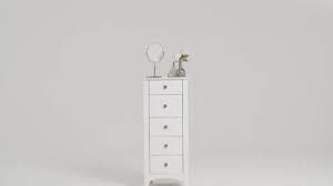 Find the worth of your antique semainier (tall narrow chest). Buy Habitat Minato 5 Drawer Narrow Tall Boy White Chest Of Drawers Argos