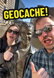 Exploring Milwaukee's Bronze Fonz and Geocaching Adventure