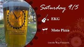 Saturday Tunes and Food with EKG and Moto Pizza