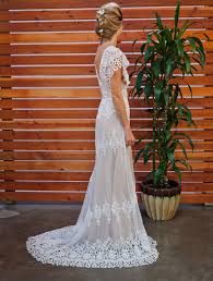 Azalea Boho Cotton Lace Wedding Dress Bohemain Wedding Dress Wedding Dresses Lace Wedding Dresses