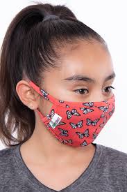 Kids Washable Fun Patterns Face Mask Girls Ages 4 11 In 2020 Fashion Face Mask Mask For Kids Mask Girl