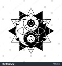 Yin Yang Sun Moon Astrological Symbols Stock Vector Royalty Free 1580875903 In 2020 Yin Yang Art Moon Sun Tattoo Moon Symbols