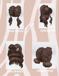 Bloxburg Brunette Hair In 2021 Roblox Codes Bloxburg Hair Codes Hair Codes