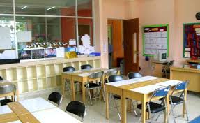 Di dalam kelas yang baru ini, kumpulan murid dibentuk secara fleksibel mengikut keperluan individu fokus pembelajaran murid di dalam kelas ini adalah berbeza. Arsitek Desain Sekolah Nasional Plus Di Lahan Sempit