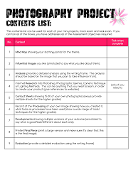 Photography Project Contents List Photography Classroom Teach Photography Photography Classes