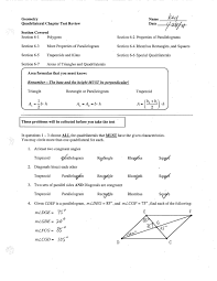 Gina wilson geometry unit 7. Unit 7 Quadrilaterals Review Answers Answer Keys