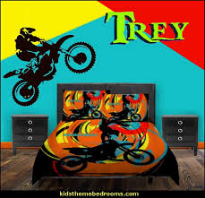 With this listing you will receive a large motocross bike with rider, number on plate can be customized. Decorating Theme Bedrooms Maries Manor Motocross Bedroom Ideas Dirt Bike Room Decor Dirt Bike Wall Art Motocross Bedding Flame Theme Decorating Ideas Dirt Bike Room Stuff