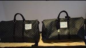 1.all real louis vuitton bags come with a serial number which is hidden in the seam. Louis Vuitton Keepall Real Vs Fake Youtube