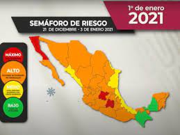 Cdmx continuará en semáforo naranja sin bajar la guardia la próxima conozca cómo funciona el semáforo epidemiológico: Mapa Del Coronavirus En Mexico 2 De Enero Cinco Estados En Rojo De Alerta Maxima Y Dos En Verde Infobae