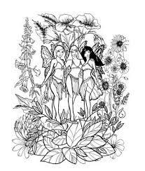 Here are coloring pages inspired or taken directly from fairy tales. Freebie Fairies Digital Stamp Fairy Coloring Detailed Coloring Pages Fairy Coloring Pages