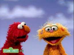 Cookie monster can't get over that she did not bring any cookies. Sesame Street Elmo And Zoe Pretend Youtube