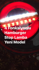 4 Fonksiyonlu Hamburger Stop Lamba 12 24 Sedef Kaplama Abuzer Balibay