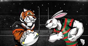 Tigers Vs Rabbitohs Rugby League Rabbits In Australia Sport Gymnastics