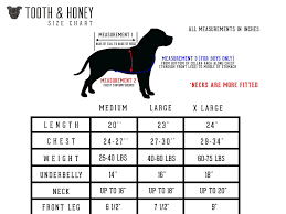 Size Chart 3 Tooth Honey