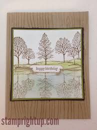 Stampin up card making videos. Stampin Up With Lovely As A Tree Stamp Right Up