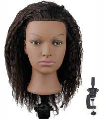 Maybe you would like to learn more about one of these? Amazon Com African American Mannequin Head With 100 Human Hair Manikin Head With Stand For Styling Hair Blowing Hair Cutting Braiding Afro Kinky Straight Beauty