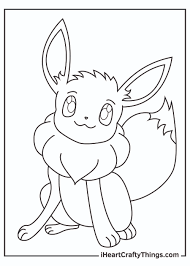 Eevee is a cute pokemon that can take 8 forms. Printable Eevee Pokemon Coloring Pages Updated 2021