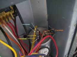 It shows the parts of the circuit as simplified forms, and the power as well as signal links in between the gadgets. Goodman Heat Pump Gsh130301ba Contactor Capacitor Replacement Questions Applianceblog Repair Forums