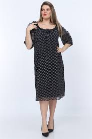 Rmg Puantiyeli Kol Detayli Buyuk Beden Elbise Siyah Rmgbuyukbeden Buyukbeden Buyukbedengiyim Buyukbedenkadin Buyukbedenkadingi Elbise The Dress Elbiseler