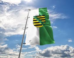 Das wappen des herzogtums sachsen, das heute noch das wappen des freistaats sachsen ist, wurde um 1180 geschaffen, als die askanier, markgrafen von brandenburg und grafen von ballenstedt zu den herzögen von sachsen wurden: Sachsen Flagge Bedrucken Lassen Online Gunstig Kaufen