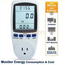 How much electricity is your pc consuming? Plug In Power Consumption Meter Energy Electricity Usage Watt Calculator Monitor Buy Power Meter Power Consumption Meter Watt Calculator Monitor Product On Alibaba Com